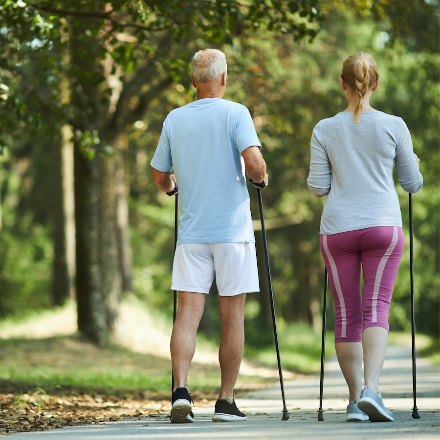Sommerfreizeit und Nordic Walking
